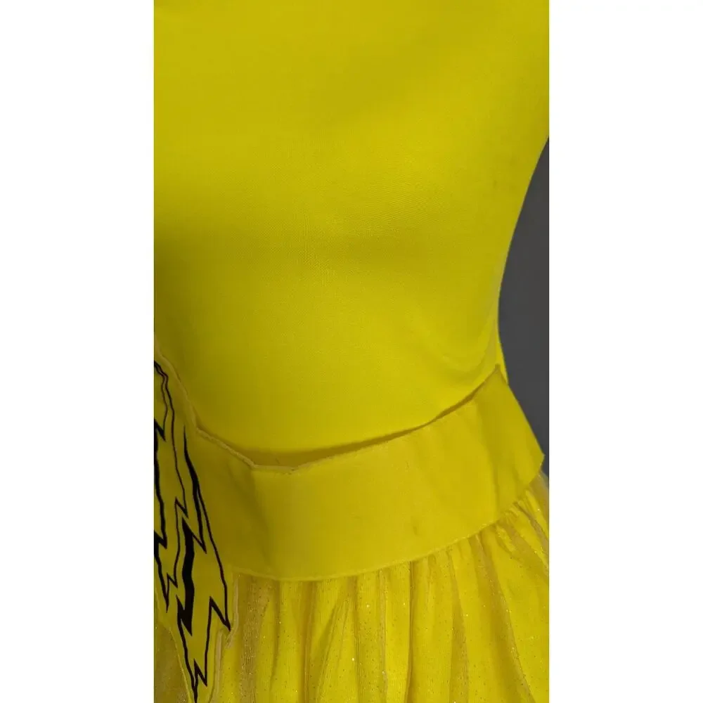 Rubies Pokemon Pikachu Costume Girls M 10 12 Halloween Costume Dress Mask Tutu